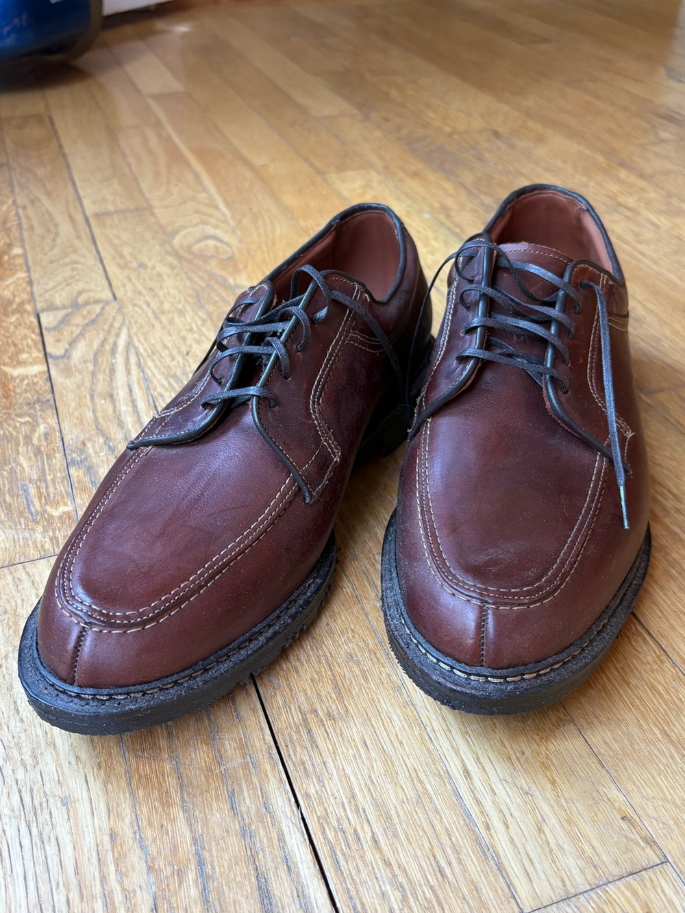 Allen Edmond’s Men's Brown Leather Wilbert Shoes